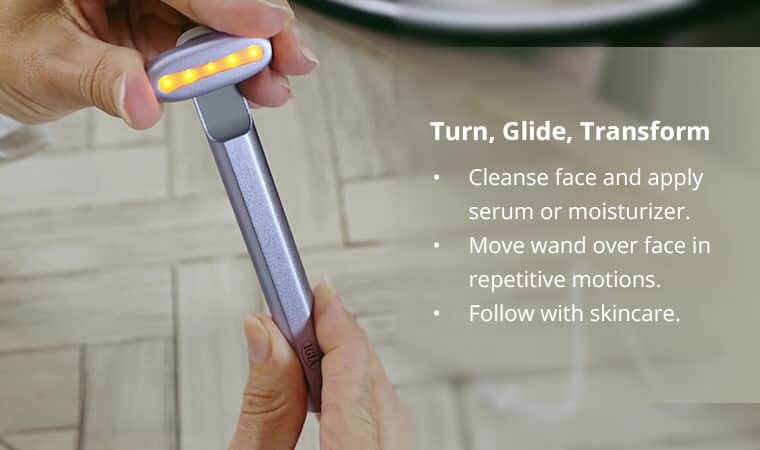 ThermaGlow 5-in-1 Red Light Therapy Device with Microcurrent, Heat & Ultrasonic Massage for Pain Relief & Skin Rejuvenation - Perfect for Home Spa, Facial Care & Muscle Recovery