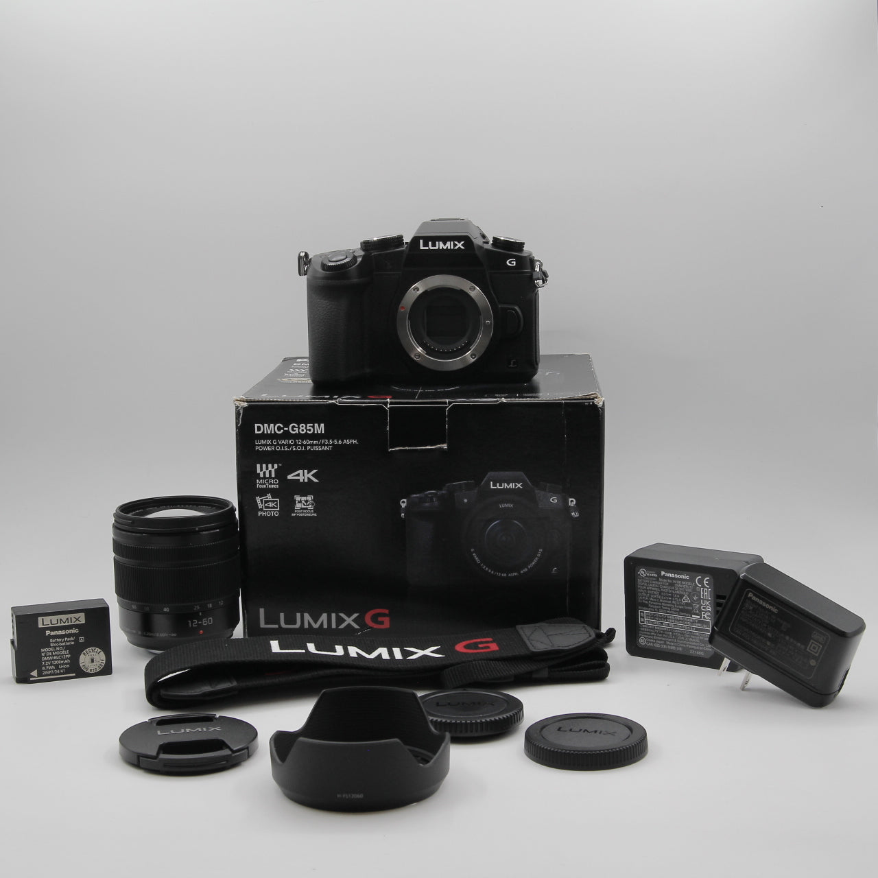 Open Box Panasonic Lumix DMC-G85 Mirrorless Micro Four Thirds Digital Camera with 12-60mm Lens | Perfect for Travel Photography, Vlogging & Professional Shooting