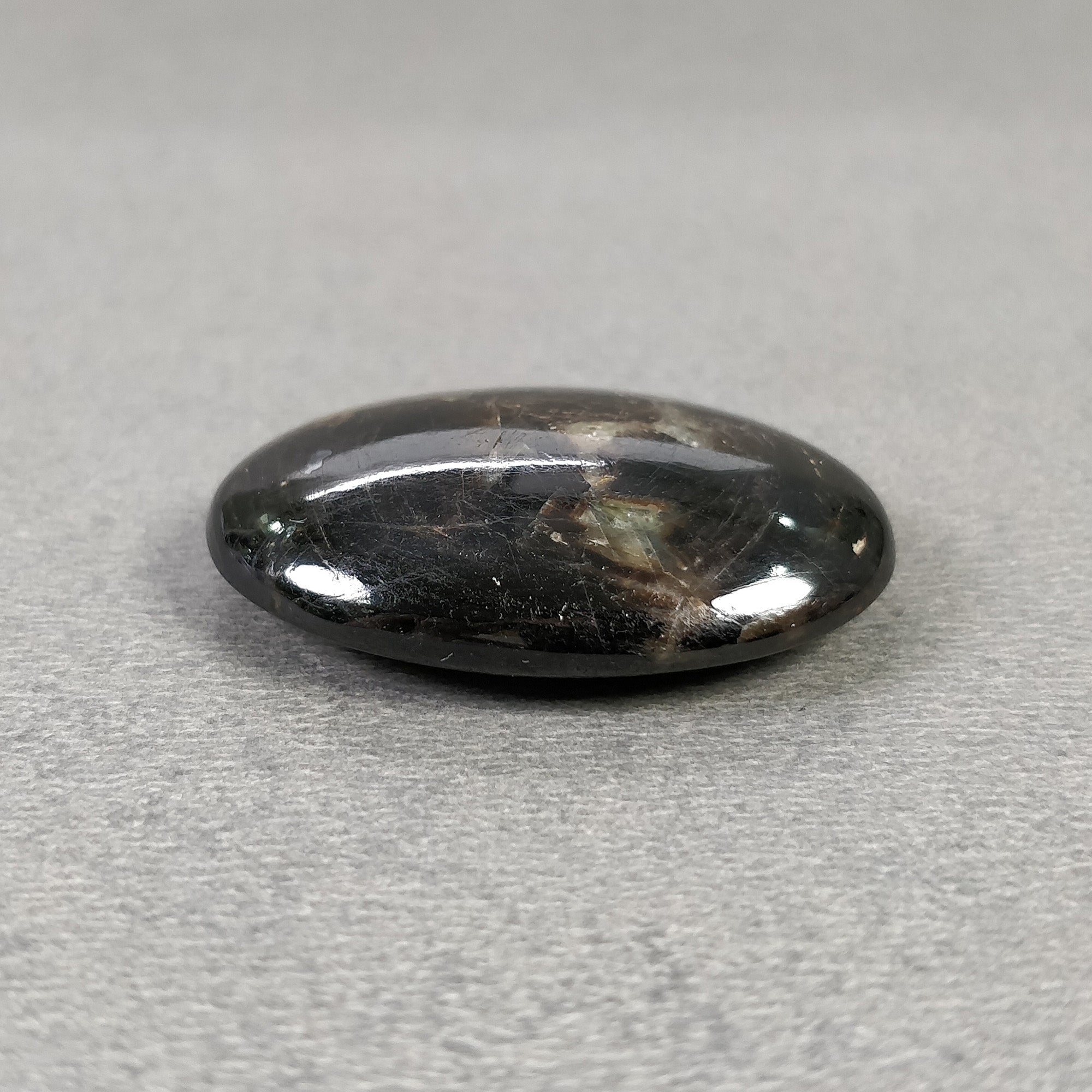 Natural Untreated Golden Brown Chocolate Sapphire Gemstone Cabochon - 52.20cts Oval Shape 30x21mm TRAPICHE (With Video) | Jewelry Making, Engagement Rings & Collector's Item
