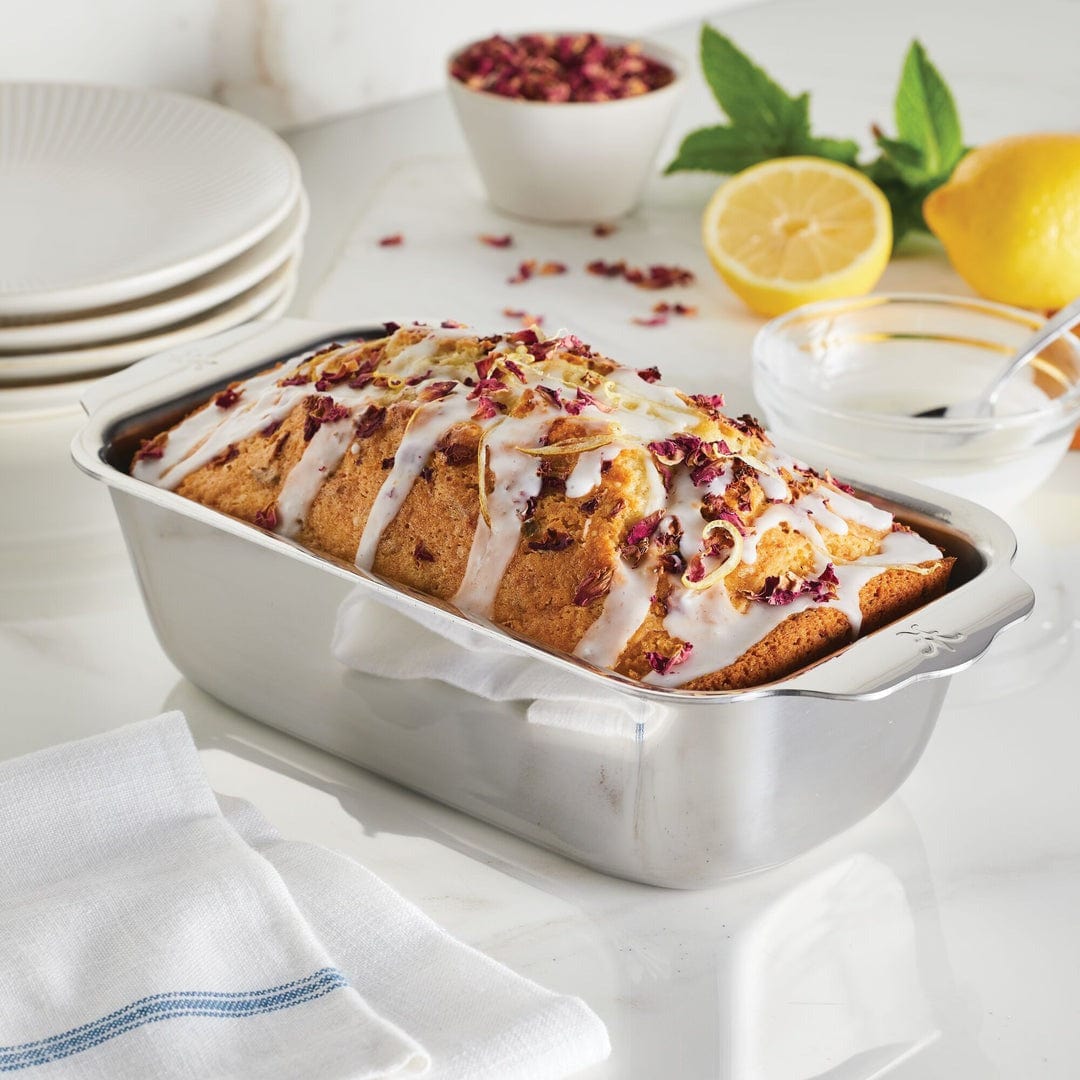 Hestan OvenBond Nonstick 9x5 Inch Loaf Pan for Baking Bread - Perfect for Homemade Banana Bread, Pound Cake & Meatloaf | Dishwasher Safe & Durable Carbon Steel Construction