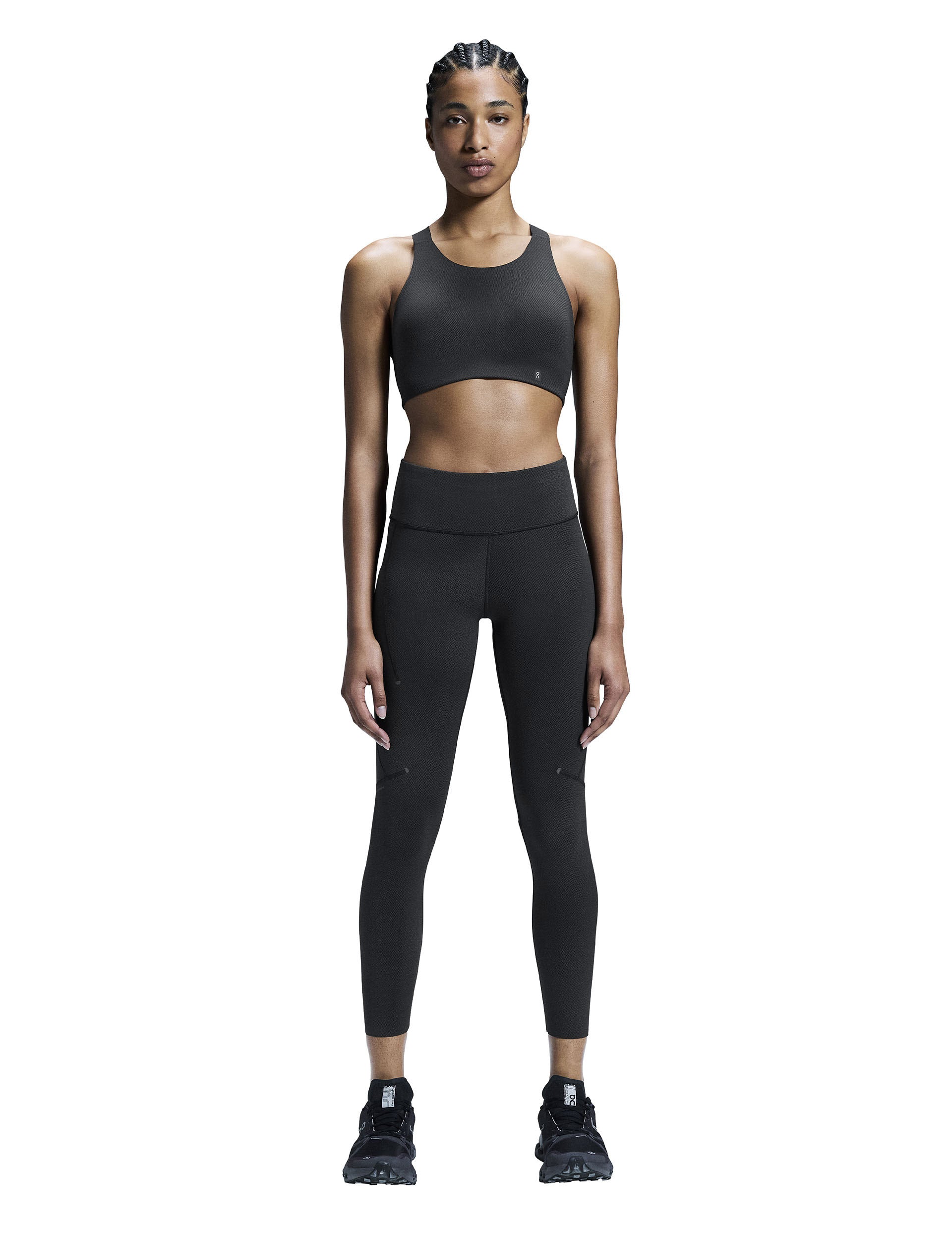 Performance Bra Lumos - High Support Sports Bra for Running & Yoga - Black | Comfortable & Breathable Workout Top for Women