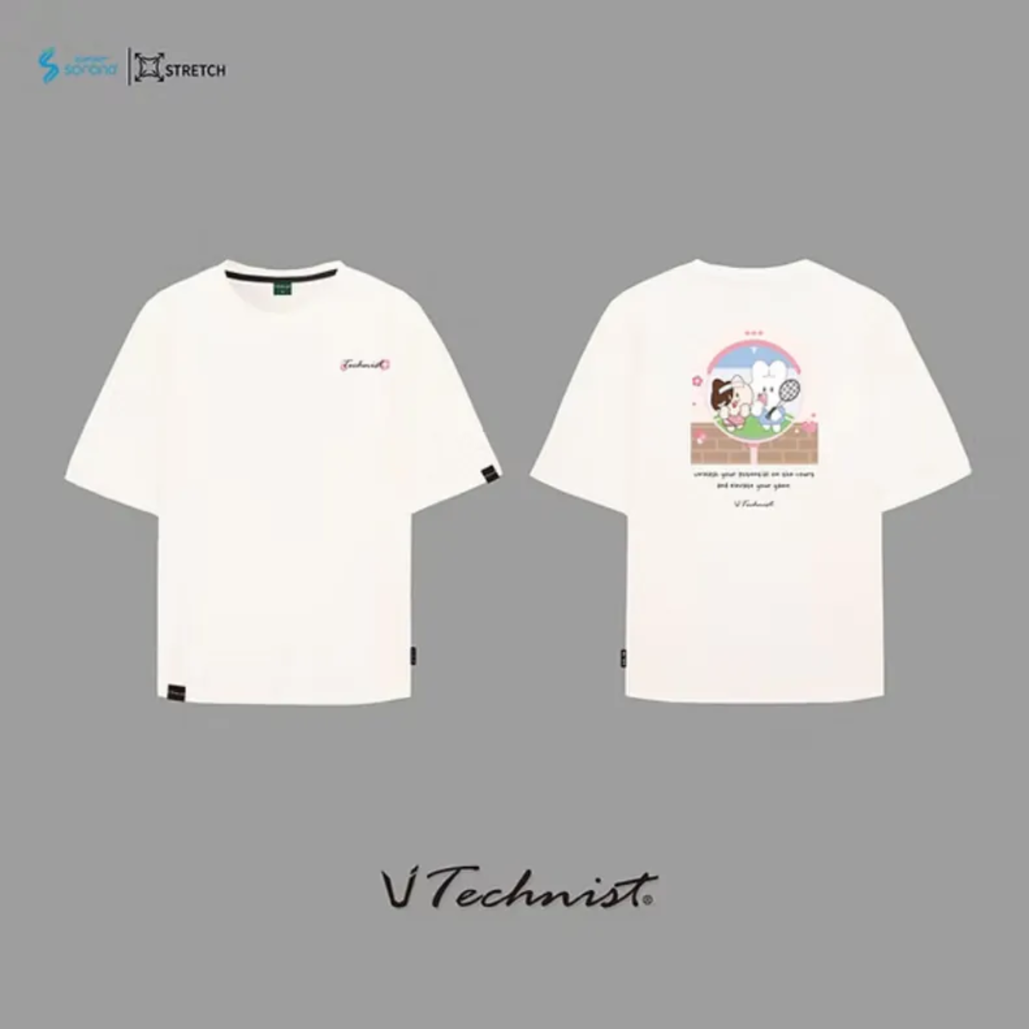 Technist TNT5552 Unisex Cotton-Like Comfort T-Shirt - Soft Breathable Crew Neck Tee [Cream] - Perfect for Casual Wear, Gym & Everyday Outfits
