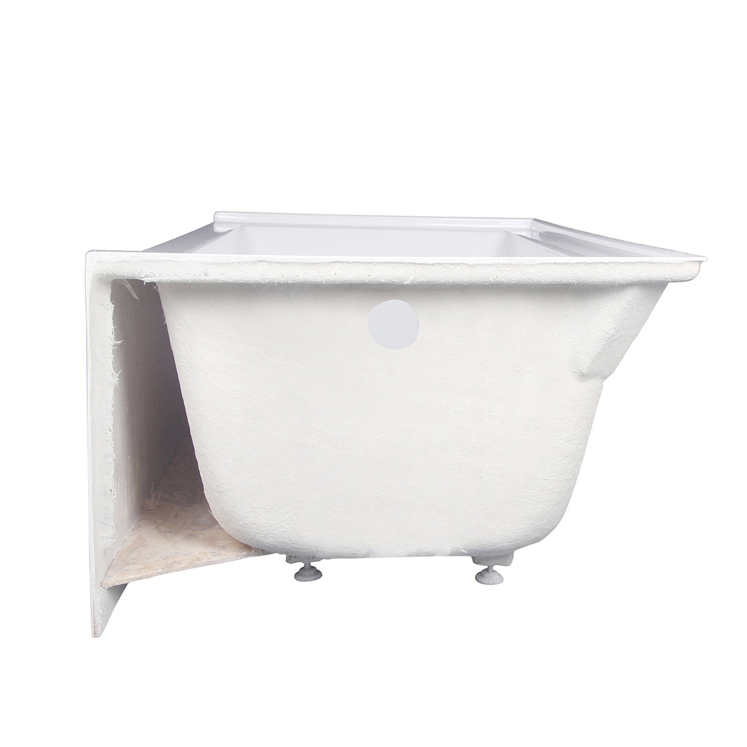 Aqua Eden VTAP603622R 60-Inch Acrylic Rectangular 3-Wall Alcove Bathtub - Right Hand Drain, Glossy White - Perfect for Modern Bathroom Renovations & Spa-Like Relaxation