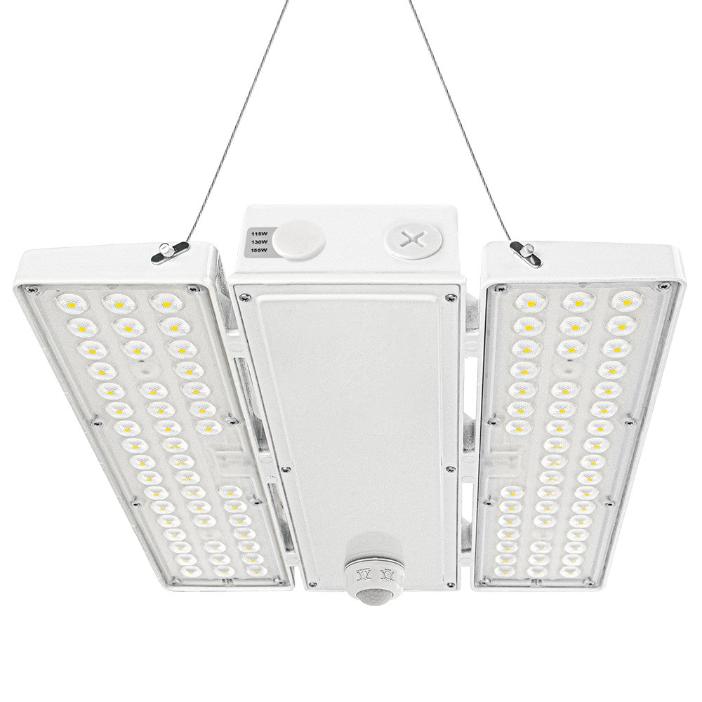 PAVO II LED Bay Light 155W/130W/115W - 23,250 Lumens High Bay Lighting Fixture - 120-277V - 5000K Daylight White - Energy Saving Replacement for 400W Metal Halide - Perfect for Warehouses, Garages & Industrial Spaces
