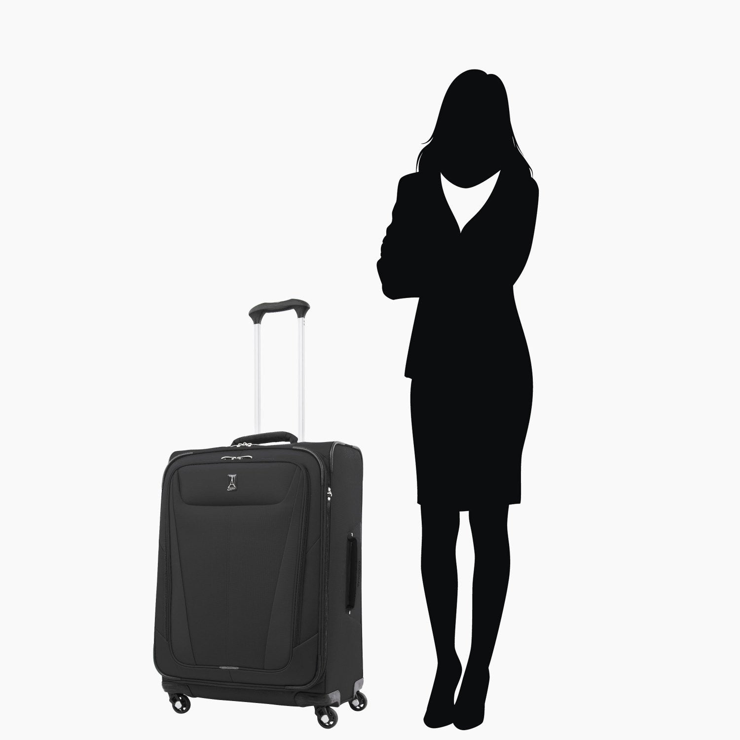 Travelpro Maxlite 5 25 Inch Expandable Spinner Luggage - Lightweight Carry-On Suitcase for Air Travel with 360° Wheels | Perfect for Business Trips & Family Vacations