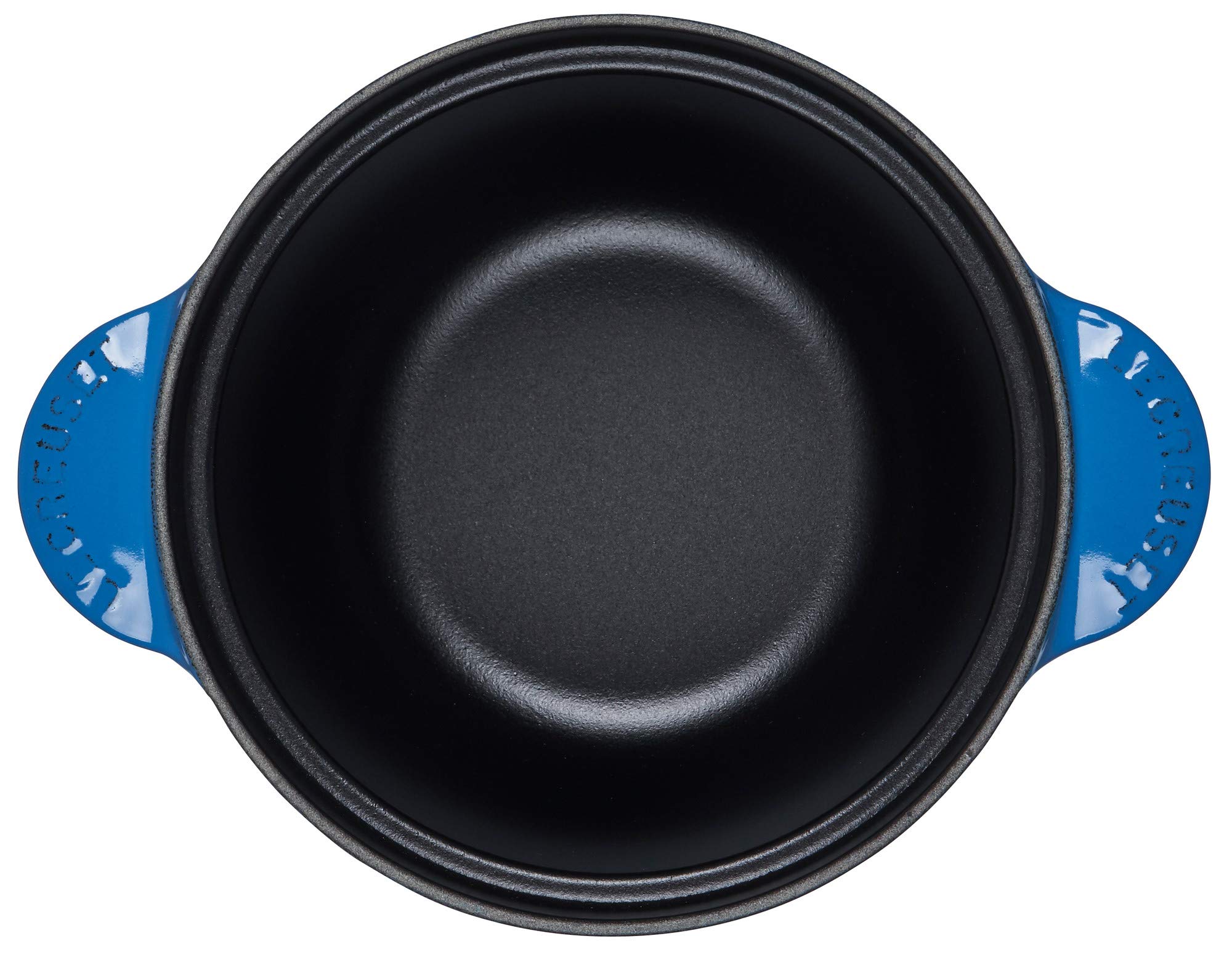 Le Creuset Enameled Cast Iron Rice Cooker with Lid & Stoneware Insert, 2.25 Quart, Marseille Blue - Perfect for Stovetop Cooking, Serving & Kitchen Decor