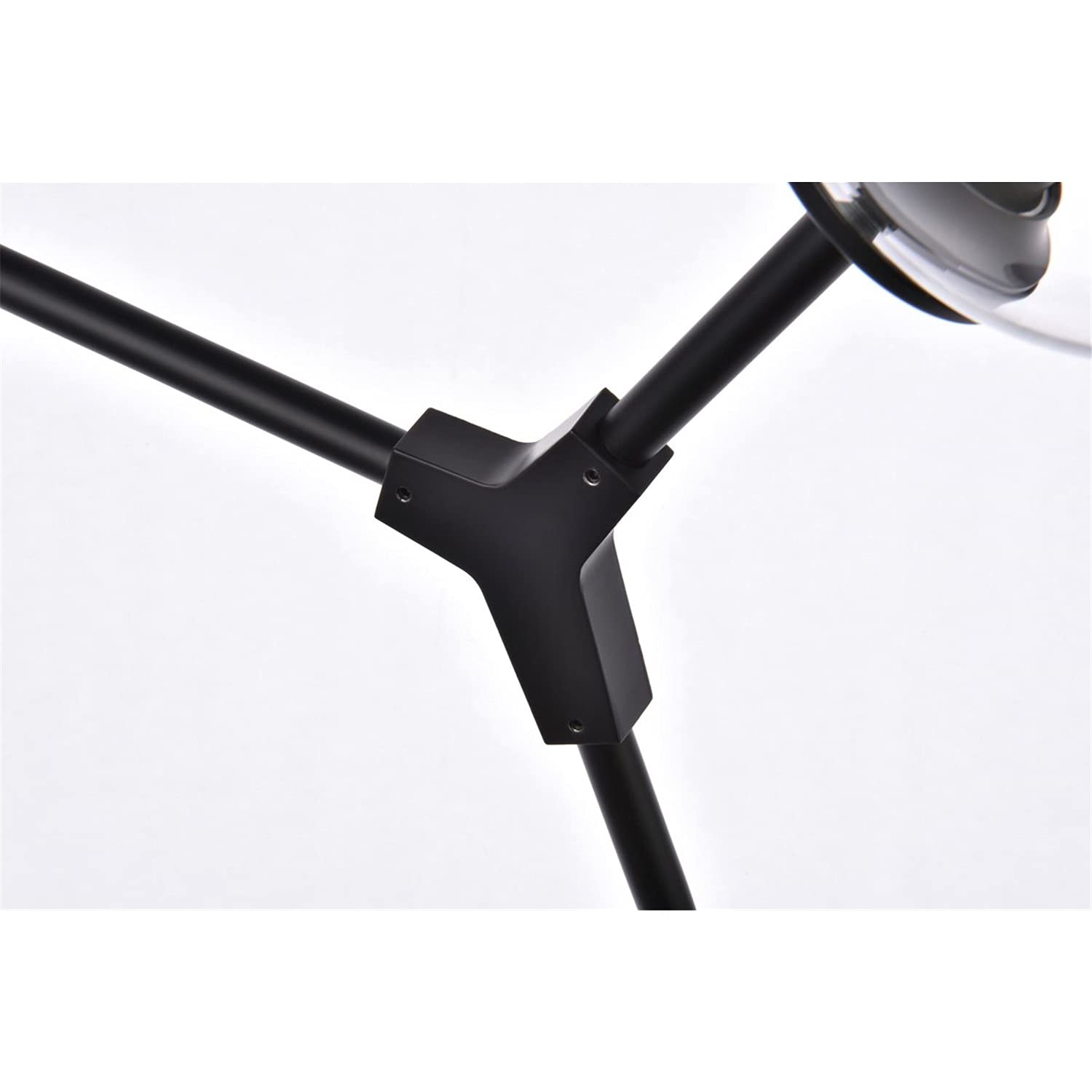 Modern Black Wall Sconce with 2 Lights - Adjustable Arm Wall Lamp for Bedroom, Living Room, Hallway & Dorm Decor