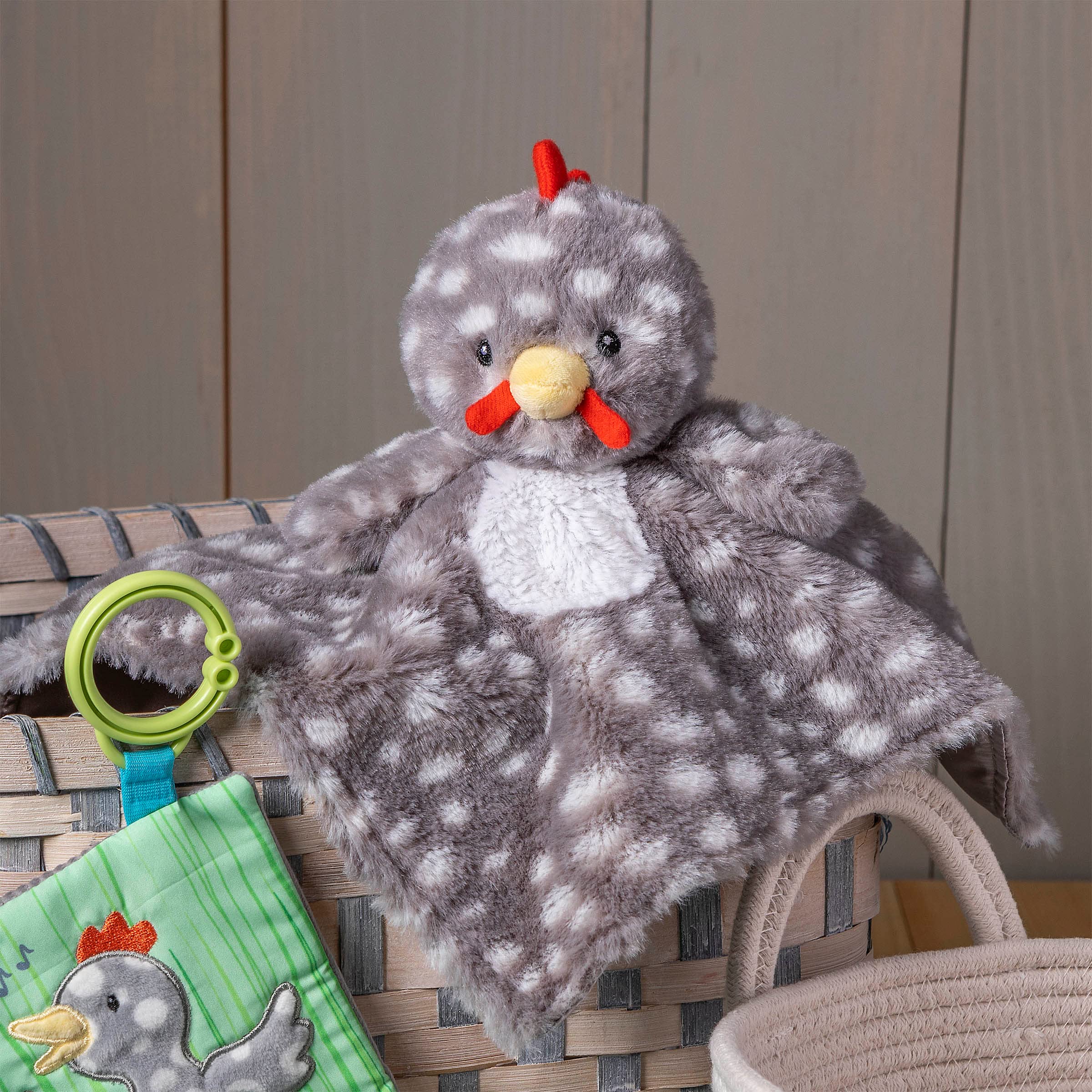 Mary Meyer Rocky Chicken Plush Blanket - Soft & Cozy Character Throw for Kids & Adults - Perfect for Bedtime, Lounging, and Gifts