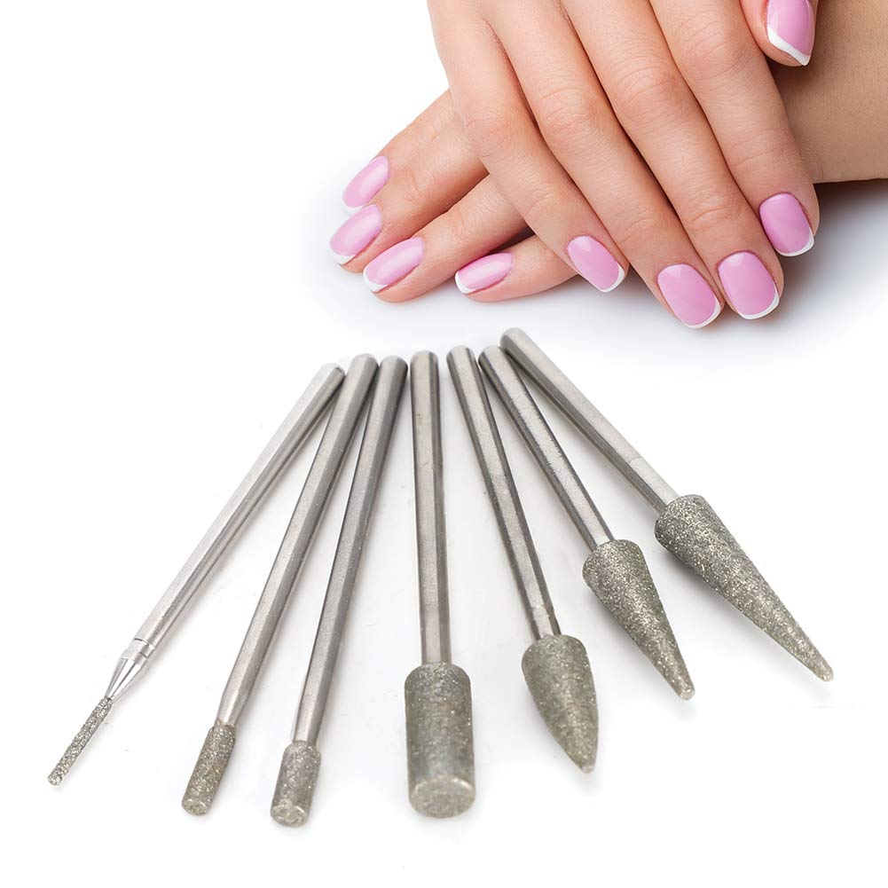 EXCLUZO Professional Nail Drill Bits Set for Home & Salon Use - Stable Performance, Long-Lasting Nail Art Tools (#09) - Perfect for Acrylic Nails, Gel Polish Removal & Manicure/Pedicure