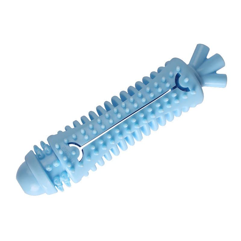 Natural Rubber Indestructible Dog Chew Toys for Aggressive Chewers - Durable Teeth Cleaning Chew Toy for Large Dogs, Puppies & Dogs in Heat - Sky Blue Dog Humping Toy - Perfect for Playtime, Training & Dental Health