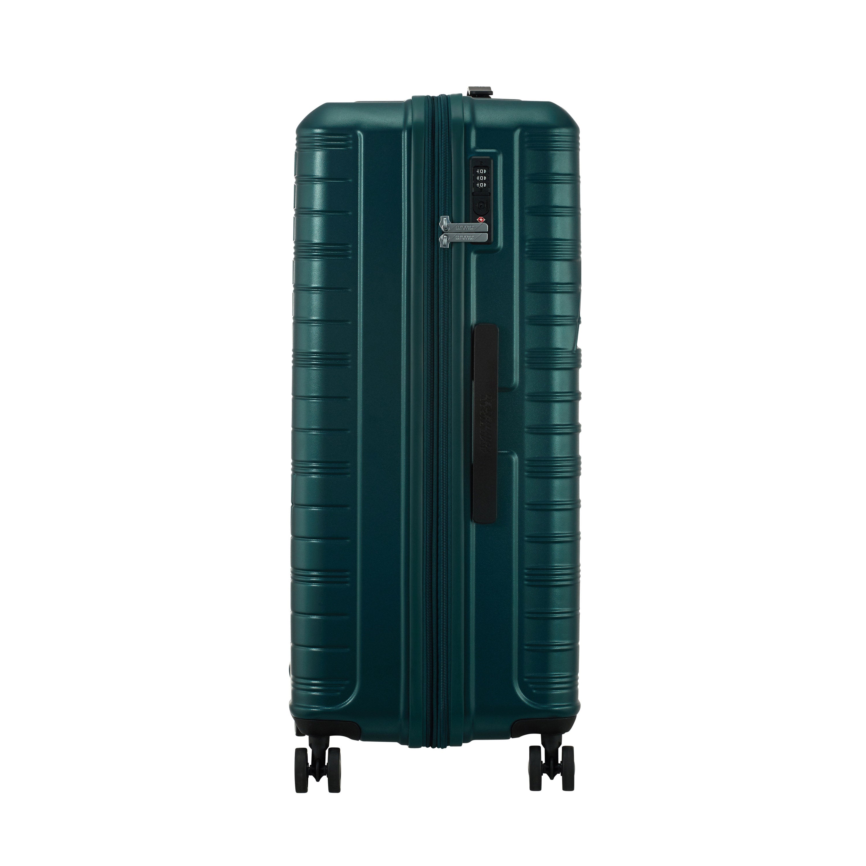 American Tourister Surftime Spinner Expandable Large Luggage - Lightweight Durable Suitcase for Travel, Business & Vacation - Perfect for Airlines, Road Trips & Long Journeys
