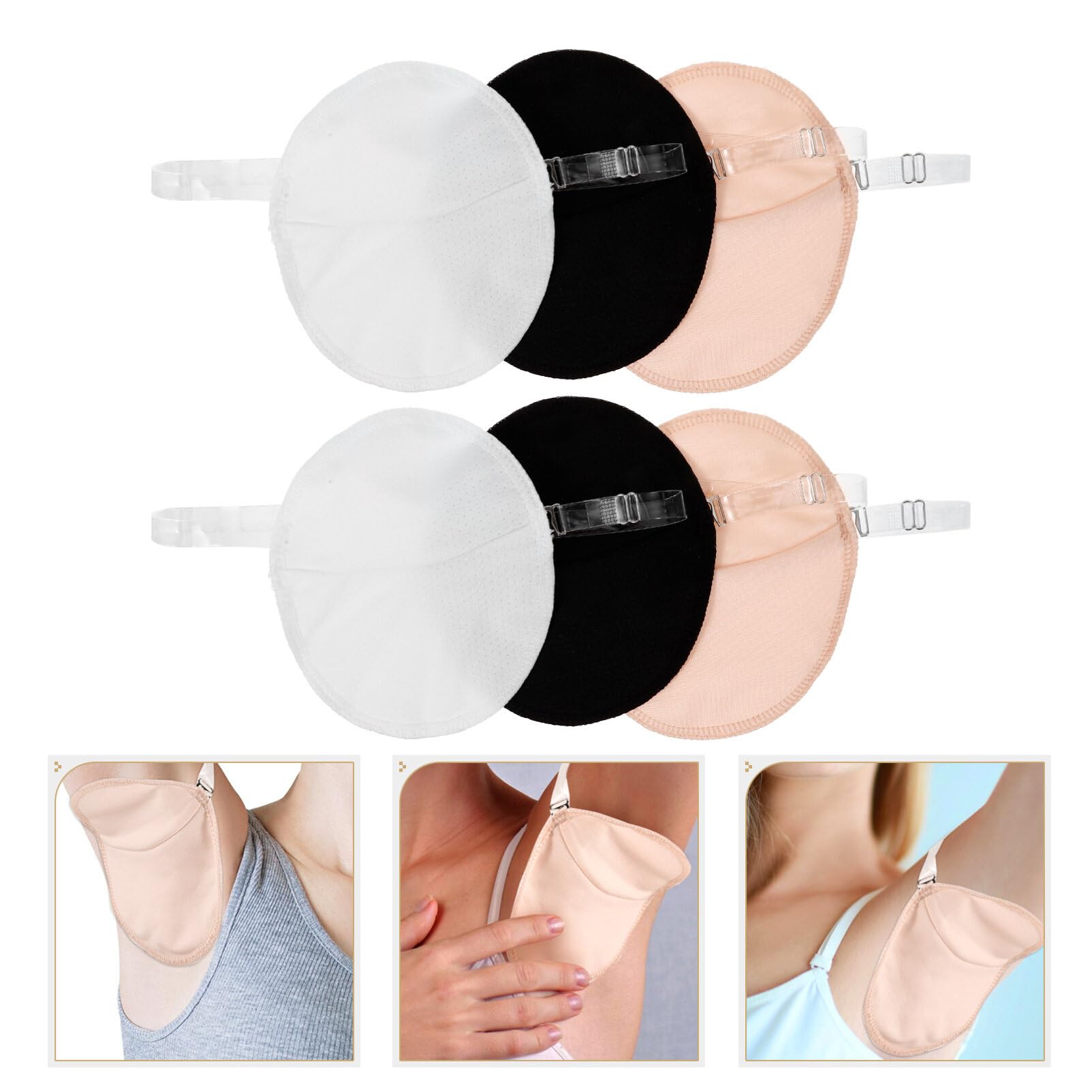 IPetboom Disposable Underarm Sweat Pads for Women - 3 Pairs of Odorless, Non-Irritating Sweat Protection with Strong Adhesive | Ideal for Sports, Workouts & Everyday Comfort