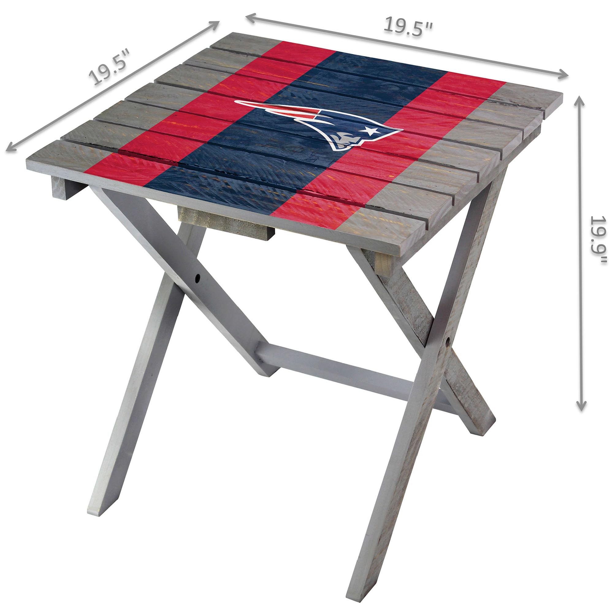 Officially Licensed NFL Folding Adirondack Chair - Portable Outdoor Furniture for Football Games, Tailgating, Camping & Backyard Relaxation