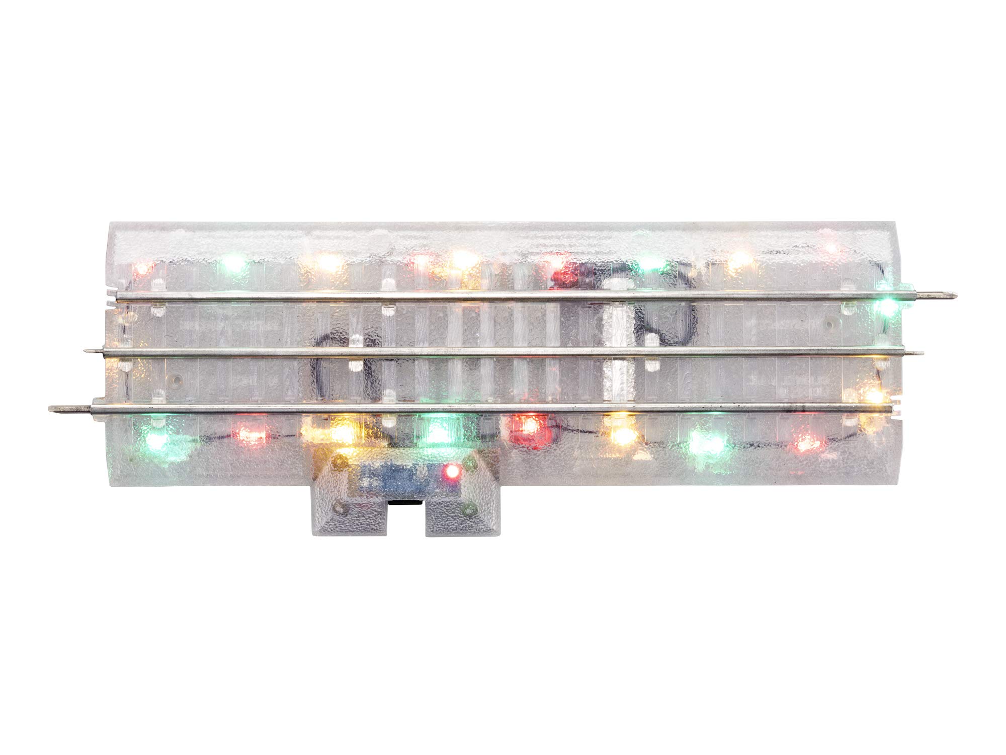 Lionel Lighted FasTrack Electric O Gauge Train Set - Illuminated Terminal Track Pack for Model Railroads & Holiday Displays