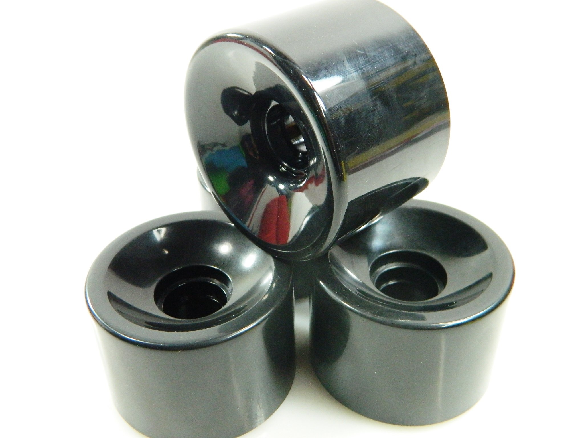 76mm Blank Longboard Skateboard Cruiser Wheels - High Performance Urethane Wheels for Smooth Riding - Perfect for Commuting, Cruising & Downhill Skateboarding