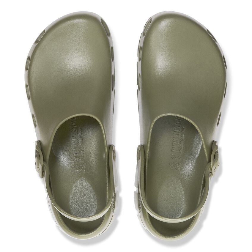 Birkenstock Birki Flow Khaki Sandals - Comfortable & Stylish Unisex Slides for Men and Women - Perfect for Casual Wear, Beach, and Home