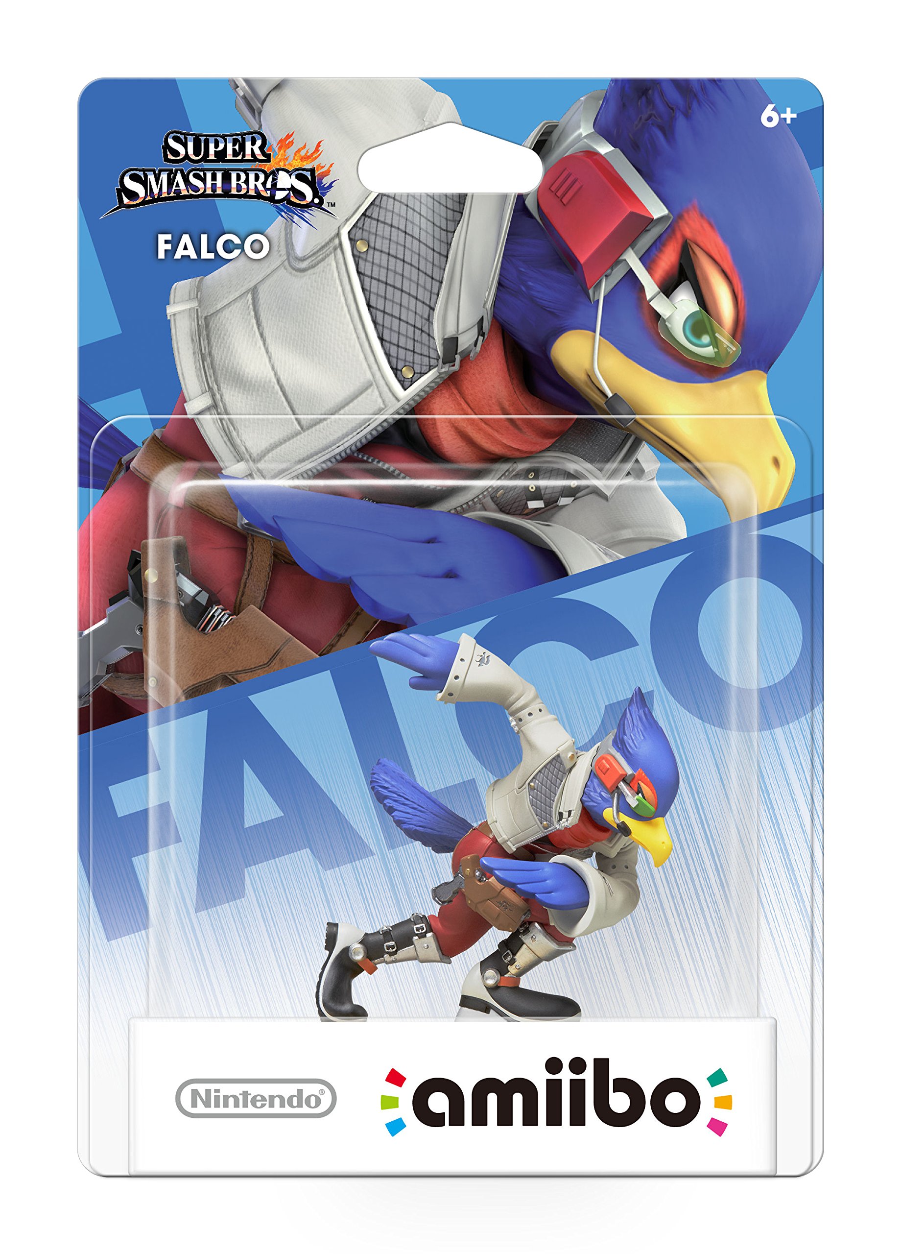 Nintendo Falco Amiibo Figure for Wii U & Switch - Collectible Gaming Accessory for Super Smash Bros | Perfect for Gaming Enthusiasts & Collectors