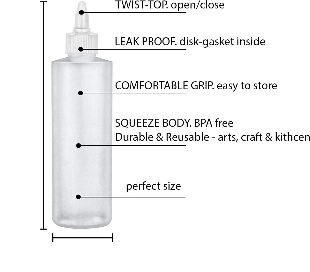 PHARCOS 100ml Twist Top Applicator Bottle - Refillable Transparent Plastic Bottle with Open/Close Nozzle for Hair Oil, Shampoo, Scalp Treatment & DIY Care - Perfect for Hair Roots & Scalp Application (Pack of 2) - Ideal for Home Hair Care, Salon Use & Travel Essentials