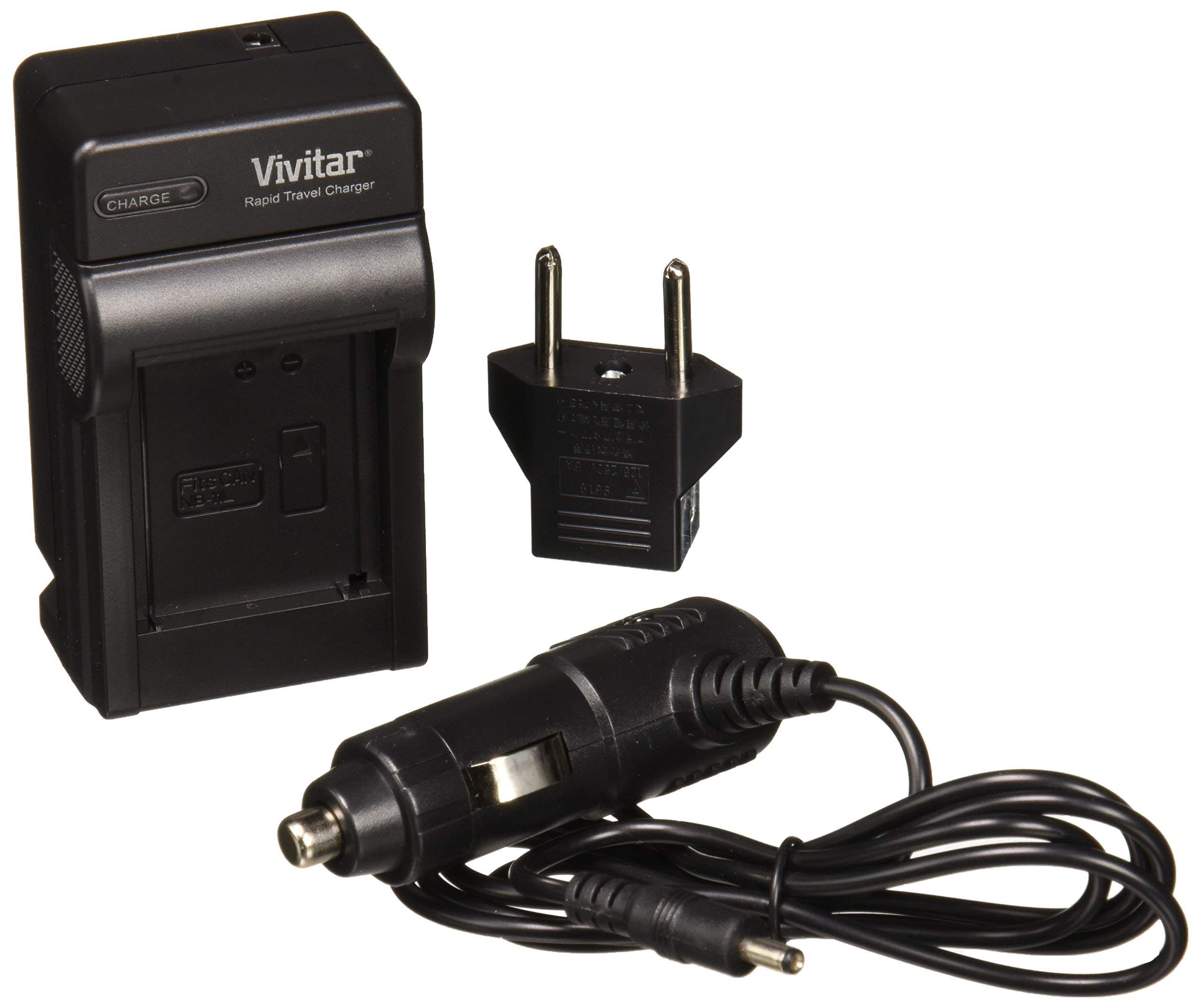 Vivitar Quick Travel Charger for Canon NB-11L Battery - Fast Portable Charging Solution for DSLR Cameras | Perfect for Travel, Photography & Outdoor Adventures