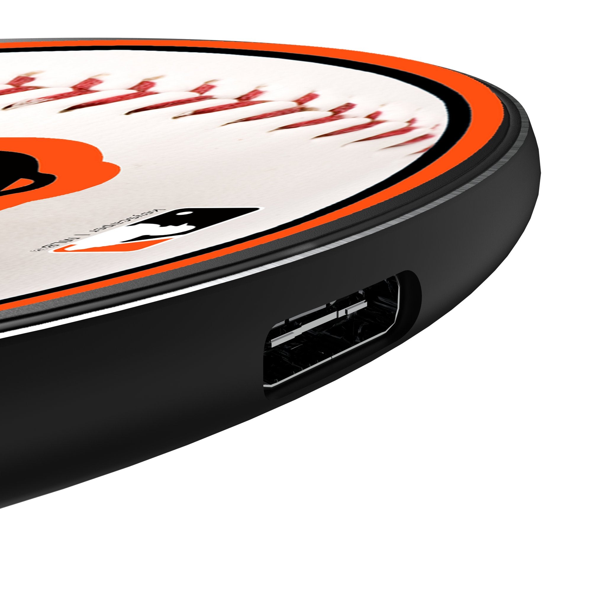 Baltimore Orioles Baseball 15W Fast Wireless Charger - Qi Certified Phone Charging Pad for iPhone, Samsung - Perfect for Home, Office & Game Day