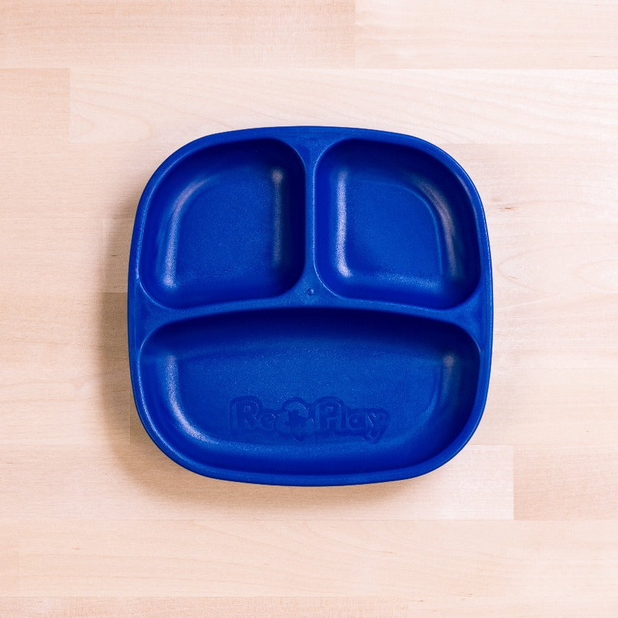 RePlay Divided Plate - BPA-Free Toddler Feeding Dish with Sections for Kids - Perfect for Mealtime, Snacks, and Portion Control at Home or On-the-Go