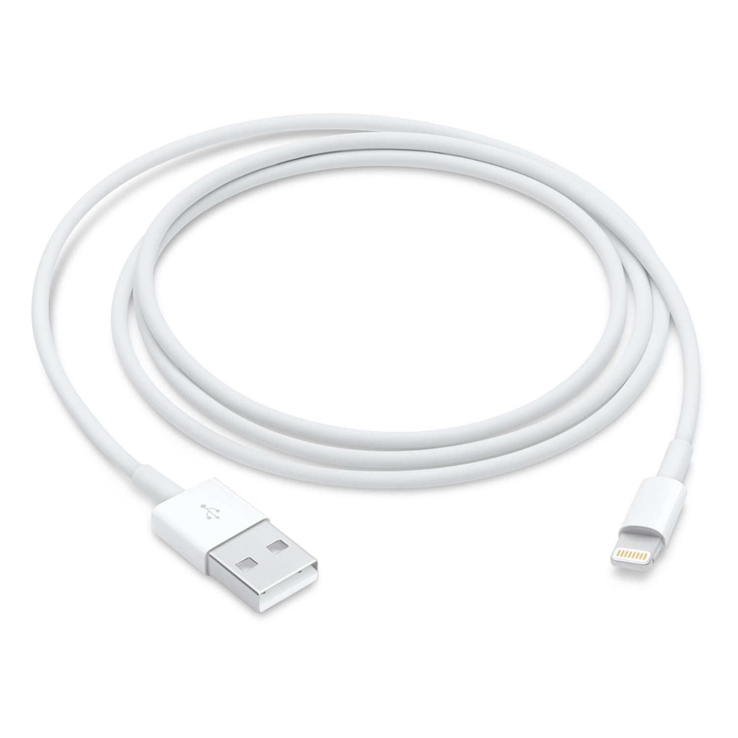 Original Apple Lightning to USB Cable 1m (3.3ft) - MFi Certified Charger Cord for iPhone 14/13/12/11/X/8/7/6/5, iPad & iPod - Fast Charging & Data Sync - Home, Office & Travel Use