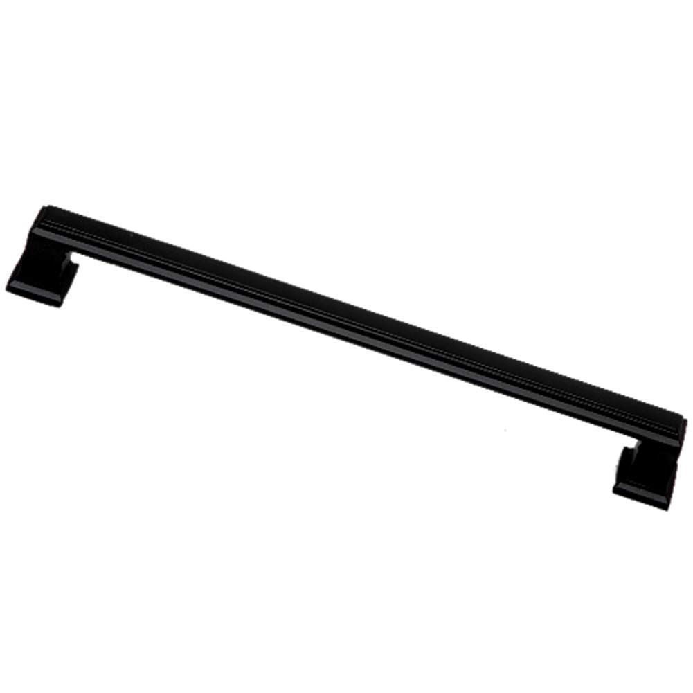 Black Square Foot Cabinet Pulls 5-Pack - Kitchen, Bedroom & Bathroom Hardware