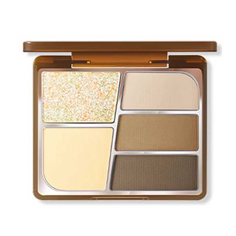 FOCALLURE Floating Butterfly 5-Color Eyeshadow Palette - Long Lasting Pigmented Makeup for Day & Night Looks - Perfect for Parties, Weddings & Special Occasions