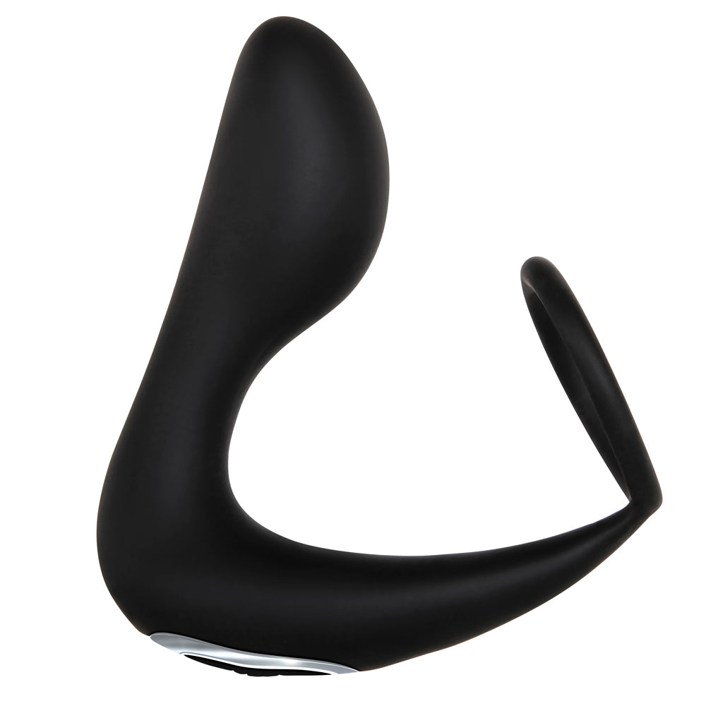 Adam & Eve Rechargeable Prostate Massager with Cock Ring - Powerful G-Spot Stimulator for Men, Perfect for Solo Play & Couples Intimacy