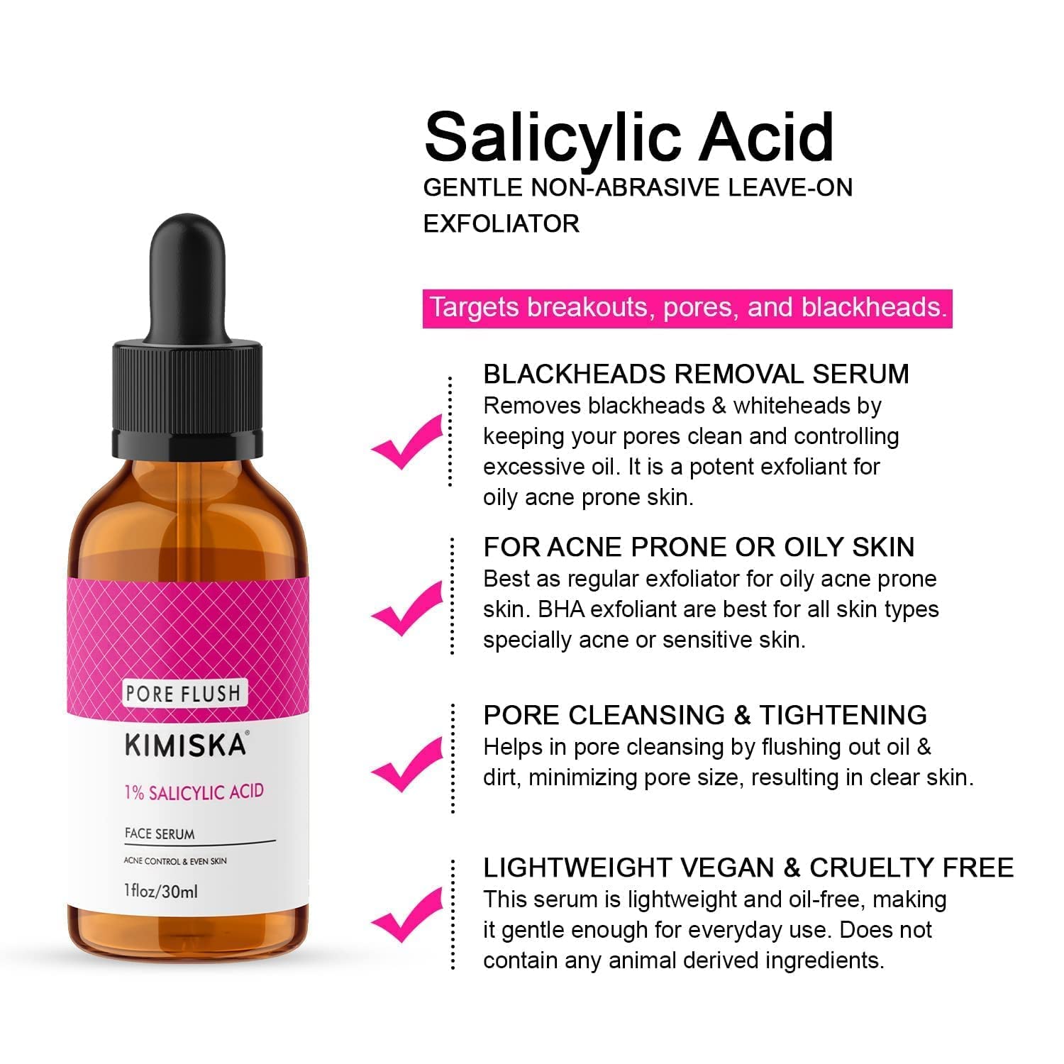 Acid Face Serum 30ml - Anti-Aging Wrinkle Treatment for Women - Hydrating Moisturizer to Reduce Fine Lines & Wrinkles - Fast Absorbing Facial Serum for Daily Skincare Routine | Perfect for Night Use & Dry Skin Care