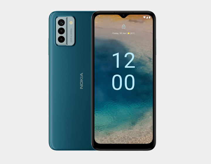Nokia G22 4G Unlocked Smartphone - 128GB ROM, 4GB RAM, Dual SIM, GSM Compatible, Lagoon Blue | Perfect for Travel, Work & Everyday Use