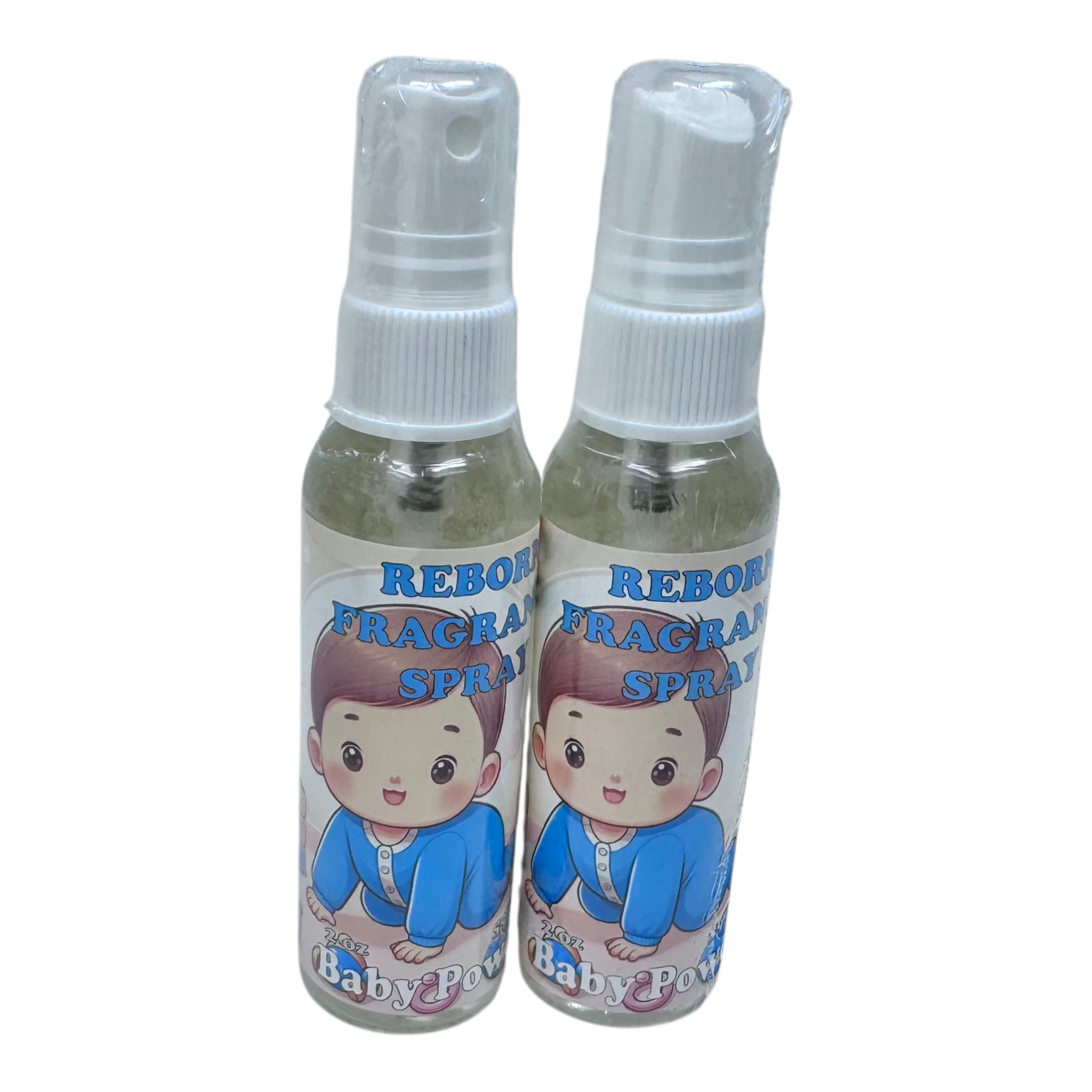 Reborn Baby Powder Perfume & Cologne Gift Set - 2 x 2 oz Bottles | Fresh Scent for Babies & Adults | Perfect for Nursery, Diaper Bags & Everyday Use