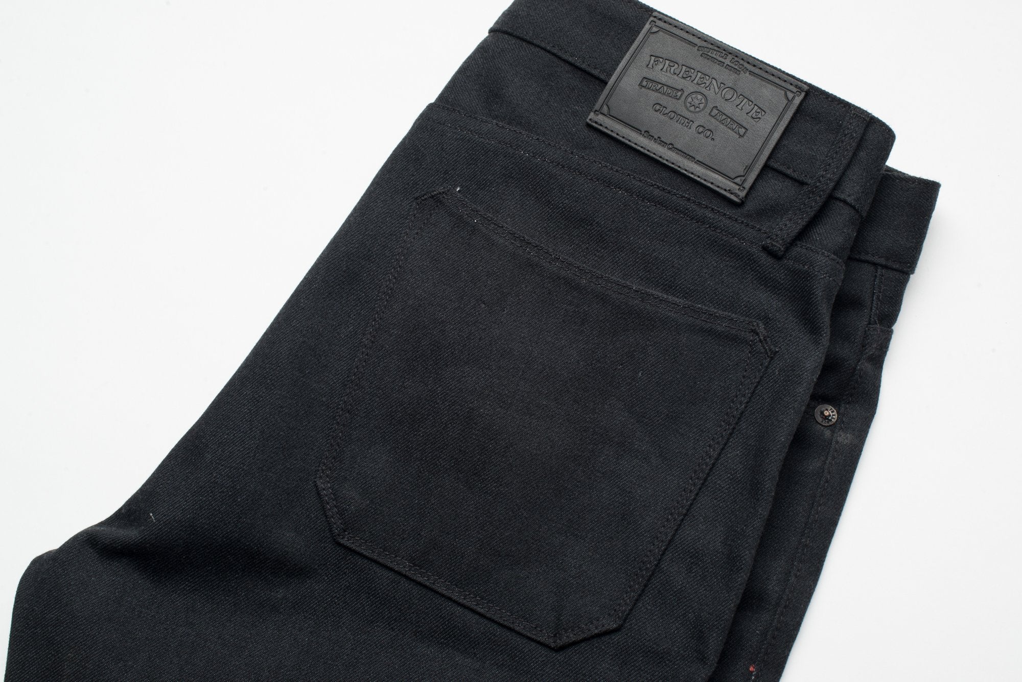 Freenote Portola Taper Raw 14.25 OZ Black Grey Selvedge Denim Jeans - Premium Men's Slim Fit Pants for Casual Wear & Night Out