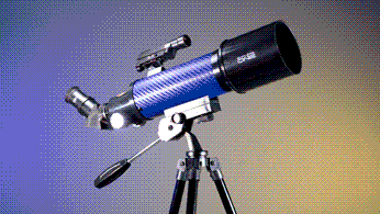 ExploreOne CF400 Blue Carbon Fiber Wrap 70mm Pan Handle AZ Mount Telescope - Premium Telescope Accessory for Astronomy & Stargazing Enthusiasts