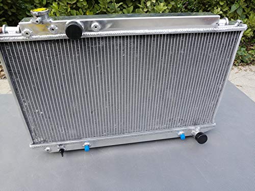 High-Performance Aluminum Radiator with Dual Fans for 1989-1992 Toyota Cressida MX83 (AT/MT) - Perfect for Engine Cooling & Performance Upgrades