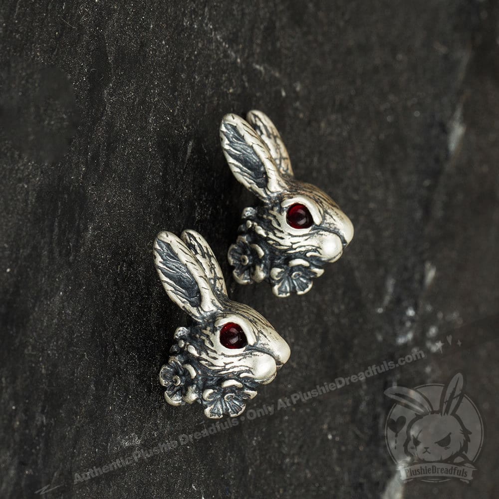 Sterling Silver Rabbit Stud Earrings for Women - Cute Animal Jewelry Gift for Girls, Teens, Birthday, Christmas - Perfect for Everyday Wear & Special Occasions