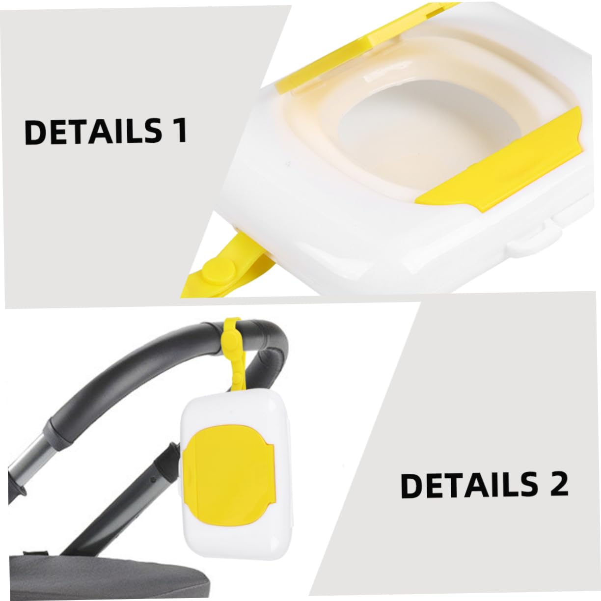 GARVALON Portable Travel Tissue Case Holder - Compact Wet Wipes Dispenser for Car, Office & On-the-Go Use | Moist Tissues Storage Solution for Travel Essentials