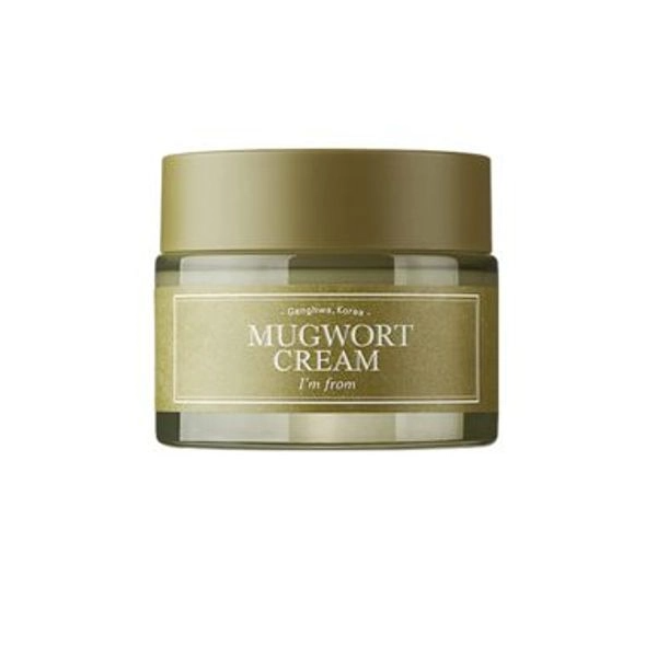 I'm From Mugwort Cream - Soothing & Hydrating Face Moisturizer for Sensitive Skin | Calms Redness & Irritation | Perfect for Dry, Acne-Prone Skin - Use Daily for Glowing Complexion