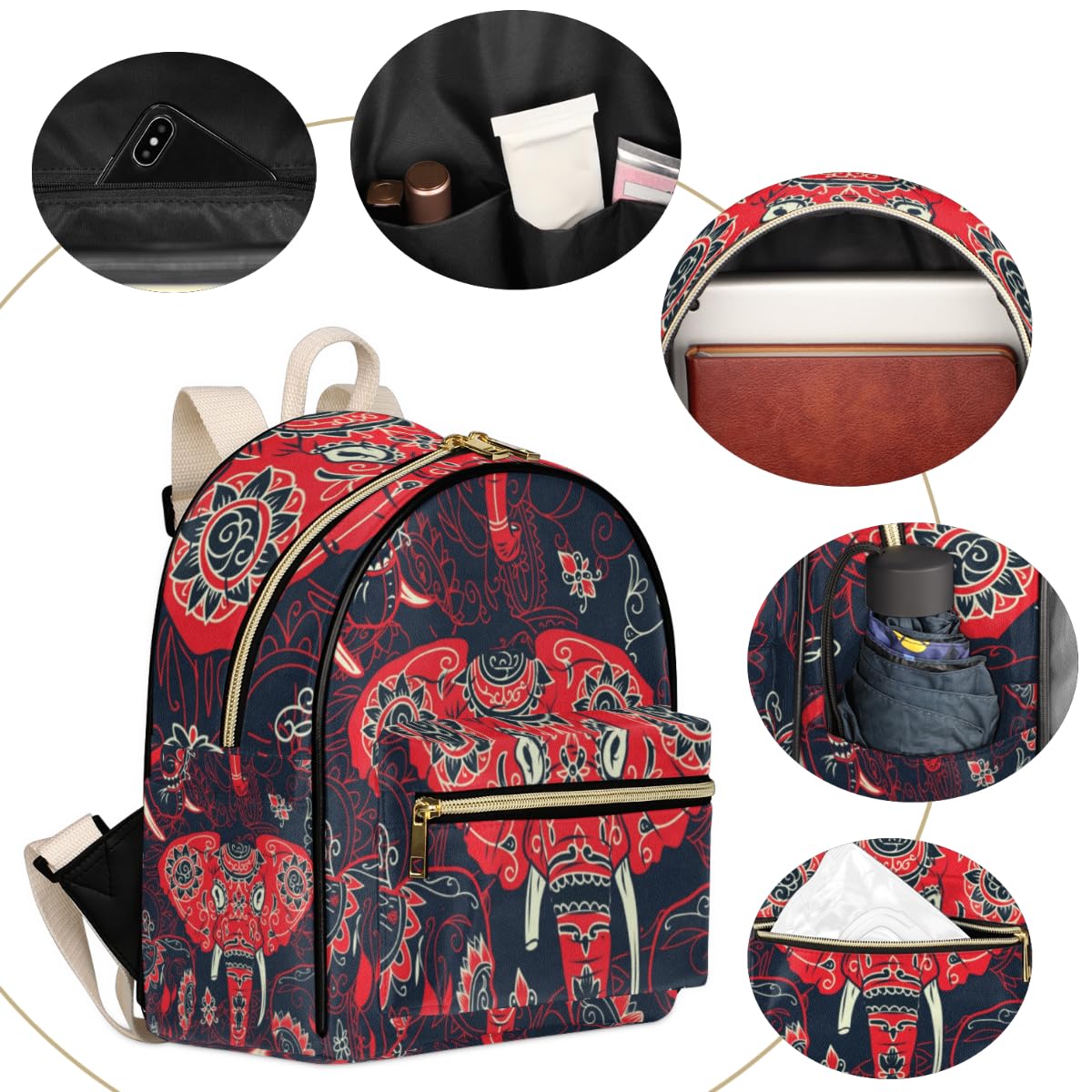 Lakiniss Sport Soccer Ball Pattern PU Leather Backpack - Stylish Small Travel Daypack for Women & Men, Perfect for School, Gym, Hiking & Outdoor Activities