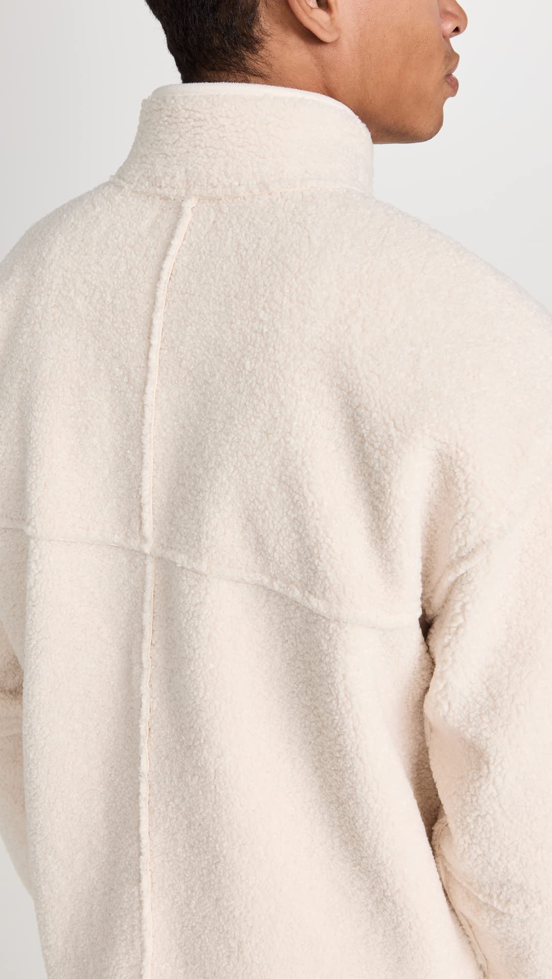 Vince Men's Sherpa Jacket - Warm Fleece Lined Winter Coat for Outdoor Activities, Hiking & Casual Wear