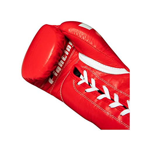 Certified Pro Fight Gloves - Lace Up Boxing Gloves for Competition, Sparring & Training | Premium MMA, Muay Thai & Heavy Bag Work | Ideal for Professional Fighters & Gym Training