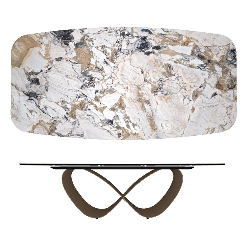 Butterfly Ceramic Table - Elegant Dining Table for Home & Restaurant - Perfect for Indoor Dining, Kitchen, and Outdoor Patio Use
