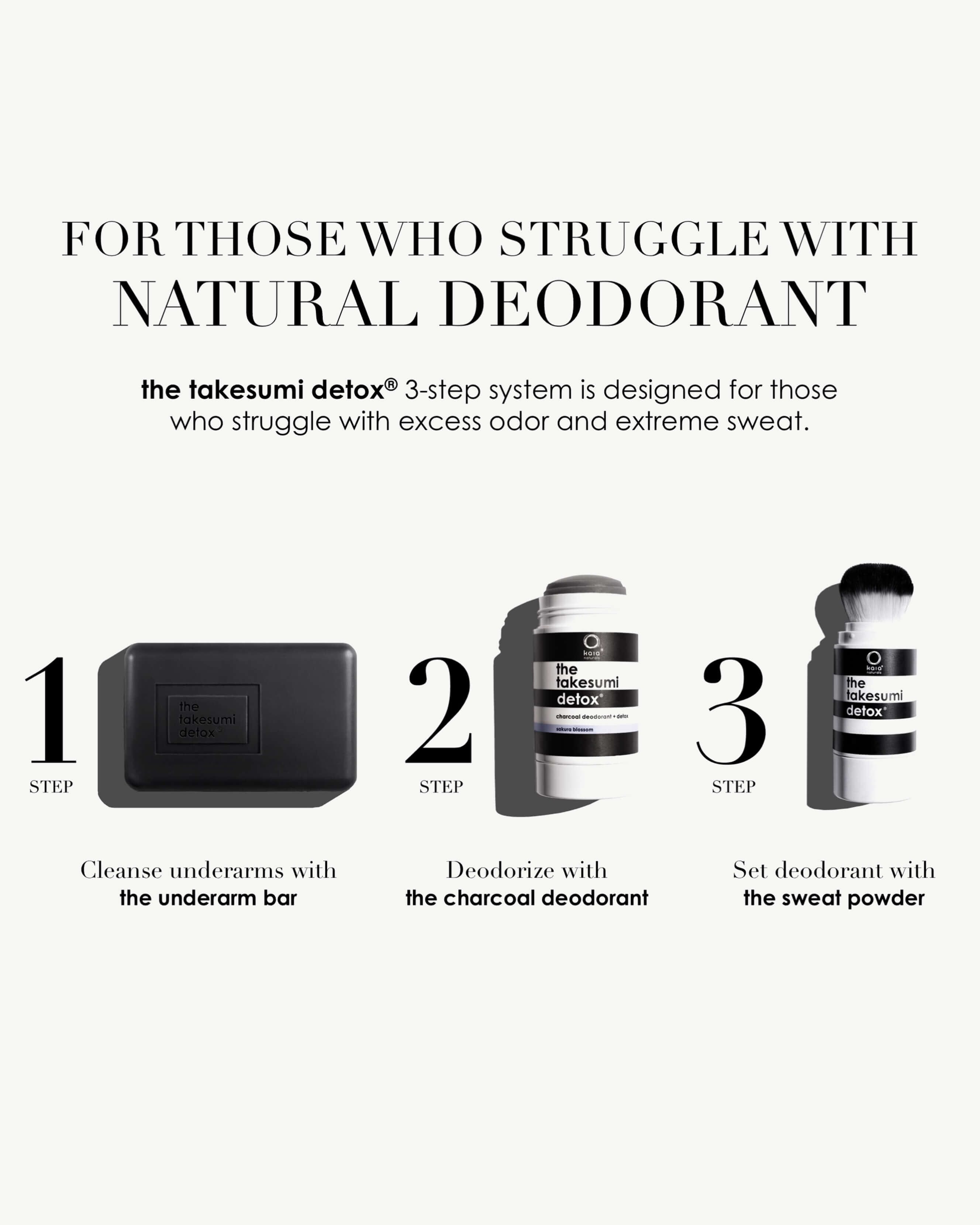 Premium Underarm Bar with Built-in Soap Dock | Natural Deodorant for Sensitive Skin | Perfect for Gym, Travel & Daily Hygiene Routine