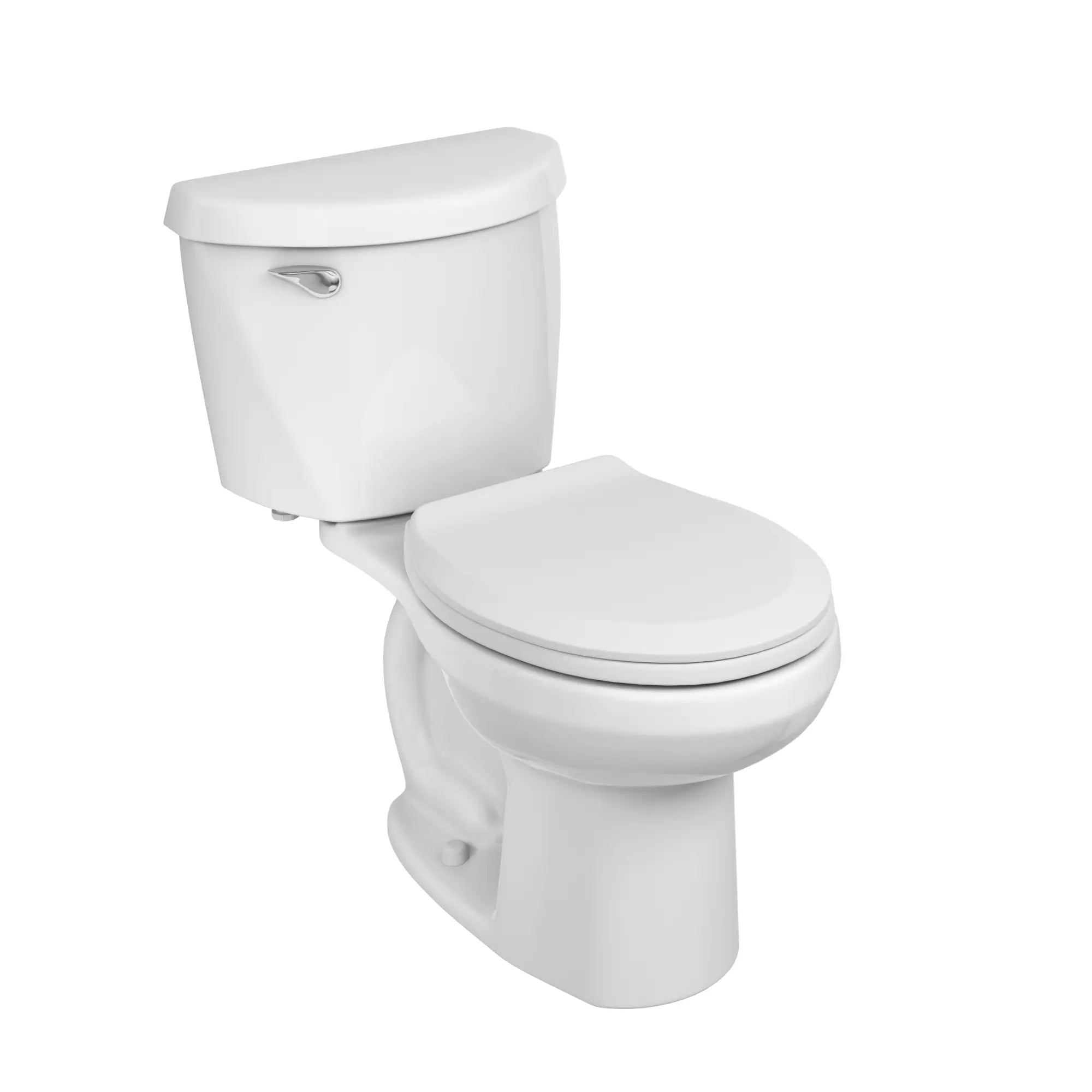 Colony® 3 Two-Piece 1.28 GPF/4.8 LPF Standard Height Round Front Toilet with Seat & Wax Ring - Water-Efficient Bathroom Toilet for Small Spaces & Modern Homes