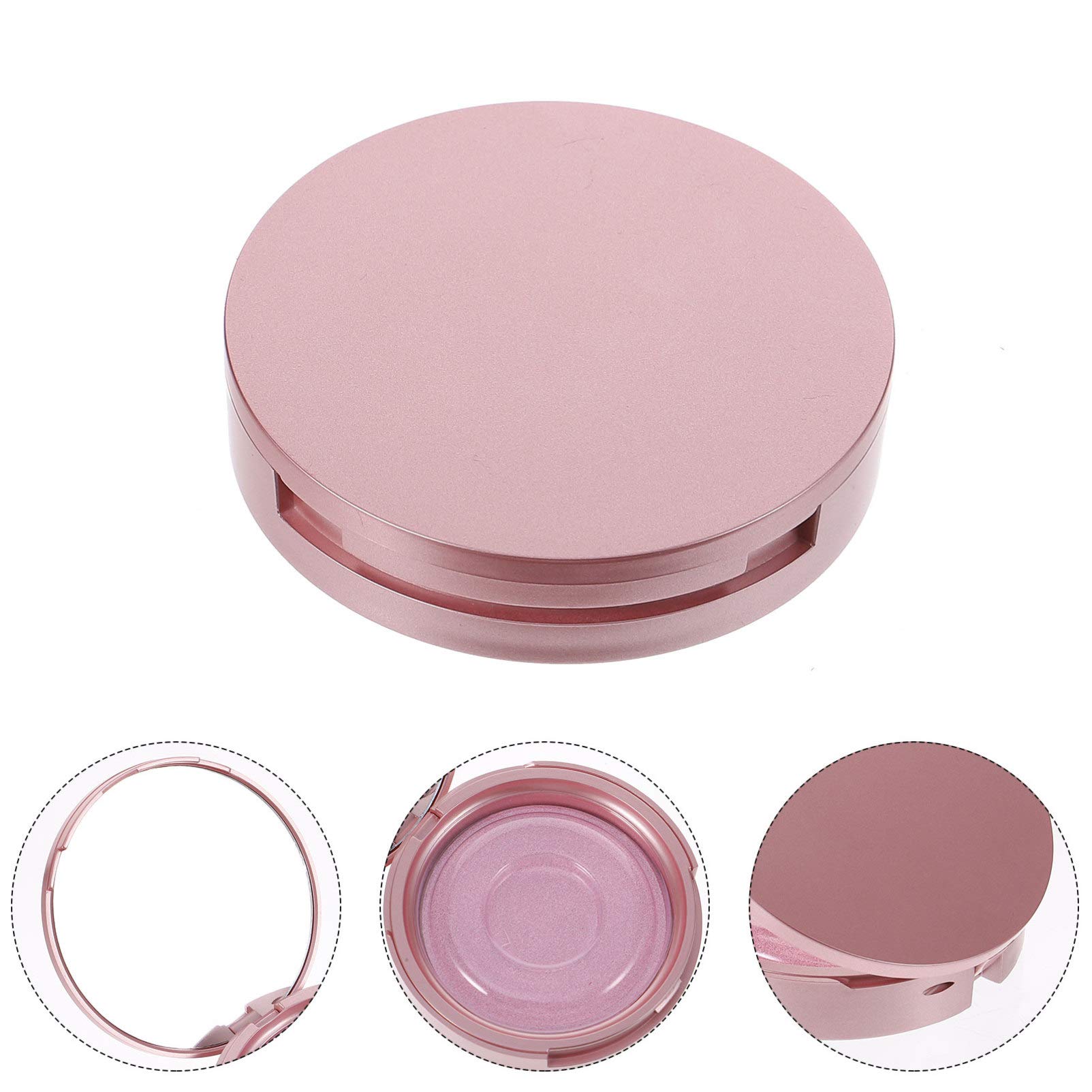 SOLUSTRE 6-Pack Empty Eyelash Packaging Circle Boxes - Eyelash Storage Container for Extensions, False Lashes & Accessories - Perfect for Salons, Makeup Artists & Home Organizers