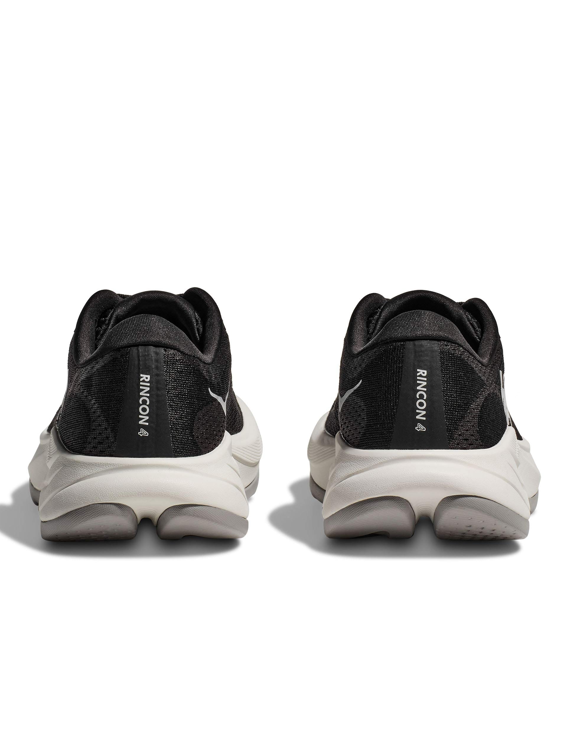 Rincon 4 Running Shoes for Men - Lightweight Black & White Athletic Sneakers for Jogging, Gym Workouts and Daily Wear