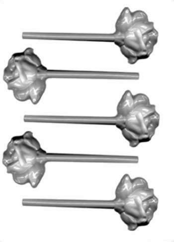 Rose Sucker Hard Candy Mold - DIY Lollipop Making Kit for Home Baking & Candy Crafting - Perfect for Birthday Parties, Baby Showers & Holiday Treats