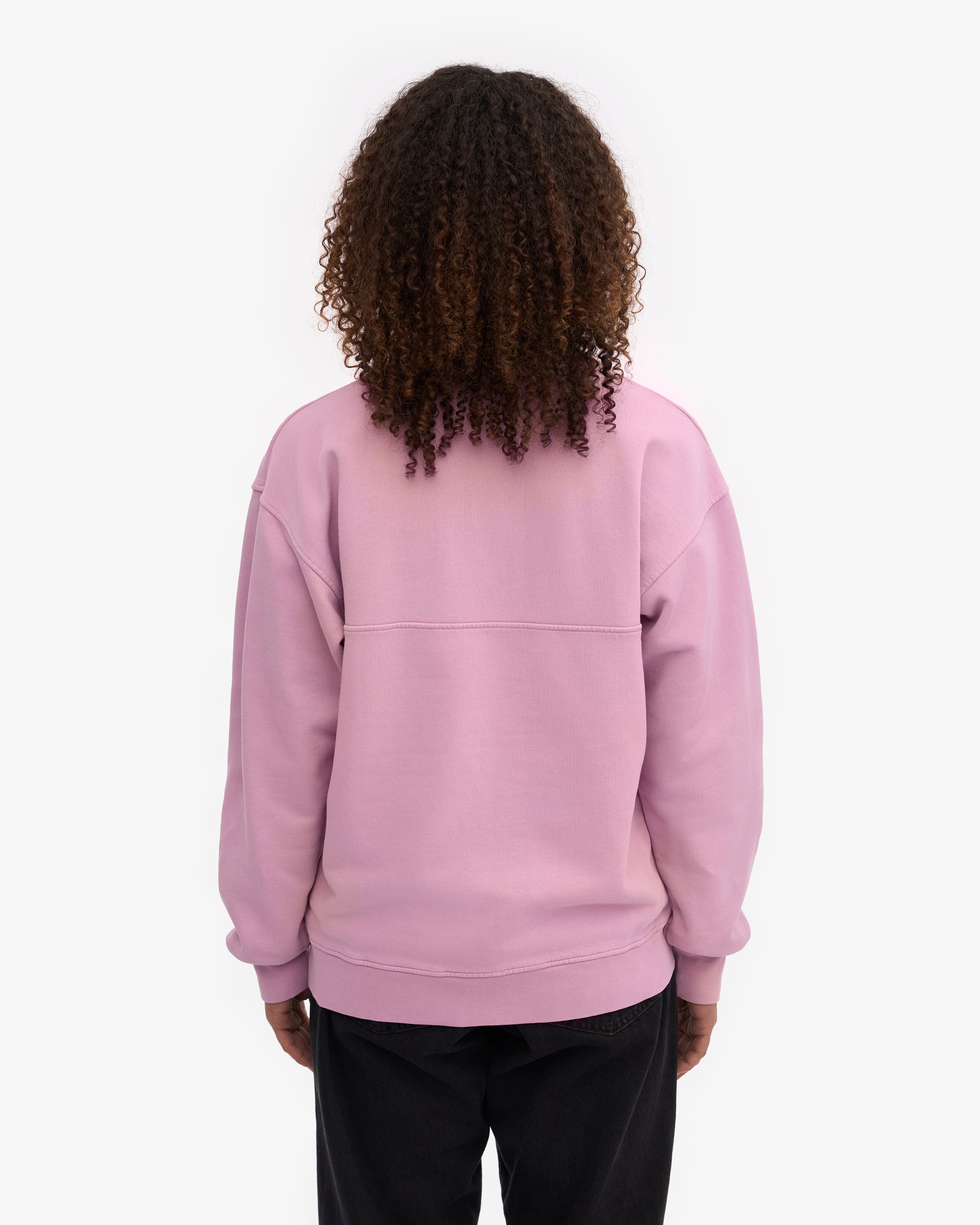 Organic Quarter Zip Sweatshirt for Women - Soft Cherry Blossom Print Pullover - Perfect for Spring Outfits, Casual Wear & Outdoor Activities