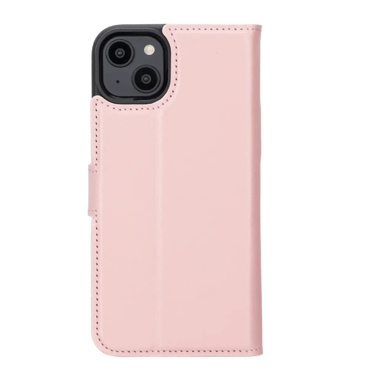 Pink Leather Wallet Case for iPhone 14 Plus - Slim Protective Phone Cover with Card Slots | Perfect for Everyday Use, Travel & Shopping