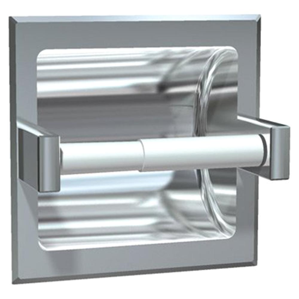 ASI 7402 SM Single Dry Wall Surface Mounted Toilet Paper Holder - Bathroom Tissue Roll Dispenser for Home & Commercial Use